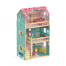 Crèche de Noël en bambou avec figurines à partir de 3 ans * Crèche de Noël en bambou avec figurines à partir de 3 ans *