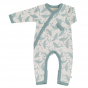 Pyjama bébé sans pieds -baleines - turquoise