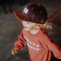 Casquette enfant Velours - Sweet brownie