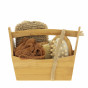 Set cadeau baquet en bois - Soins du bain