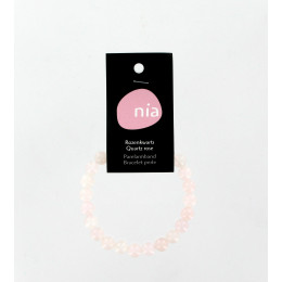 Bracelet perle Quartz rose