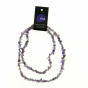 Collier baroque 90 cm Améthyste