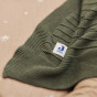 Couverture Berceau Pure Knit - Leaf Green GOTS - 75x100cm