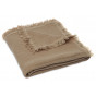 Couverture Berceau Muslin Fringe - Biscuit - 75 x 100 cm