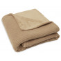Couverture Berceau Basic Knit - Biscuit & Fleece - 75 x 100 cm