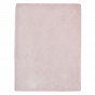 Couverture Berceau Basic Knit - Pale Pink & Fleece - 75 x 100 cm
