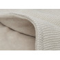 Couverture Berceau Basic Knit - Nougat & Fleece - 75 x 100 cm
