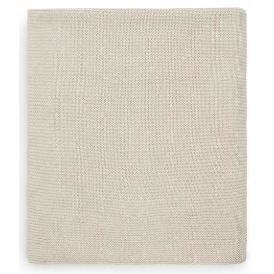 Couverture Berceau Basic Knit - Nougat - 75 x 100 cm