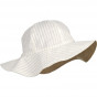 Chapeau de soleil réversible Amelia - Y/D stripes Crisp white / Sandy