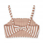 Bikini Lucette - Y/D Stripe: Tuscany rose / Creme de la creme