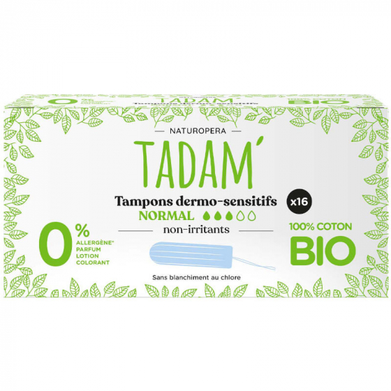 Tadam Tampons Bio - Normal X16