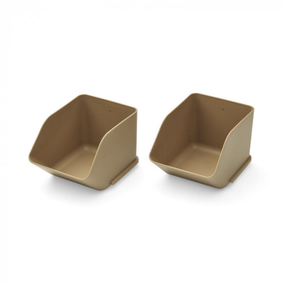 Set de 2 organisateurs de bureau Rosemary - Oat