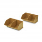 Set de 2 organisateurs de bureau M Rosemary - Golden caramel