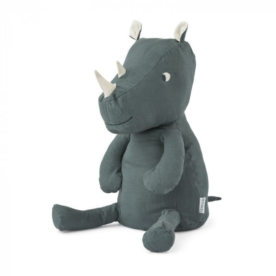 Peluche Halfdan L - Rhino & Whale blue