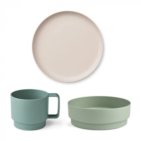 Set de table Walt - Dusty mint mix