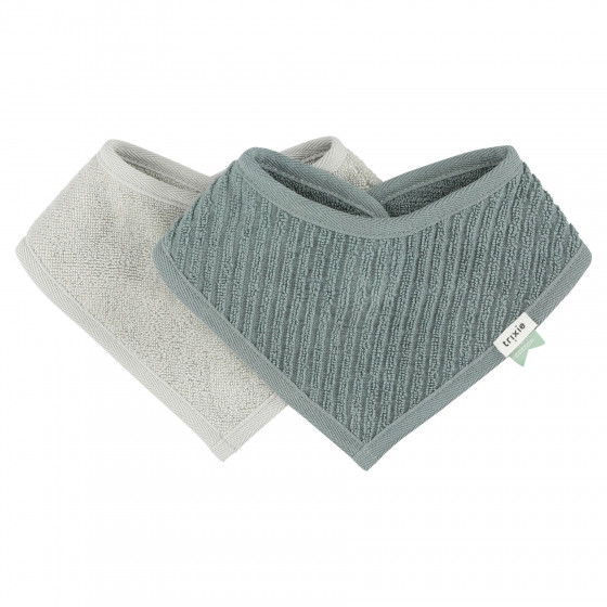 Lot de 2 bavoirs bandana - Hush Petrol