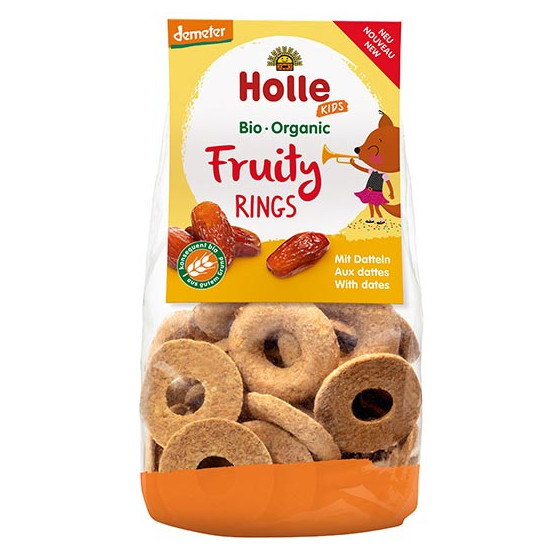 Fruity Rings bio aux dattes - 125g - Holle