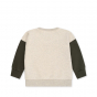 Sweat Lou à sequins - Blanc cassé chiné Dino - 9-10 ans - Konges Sløjd