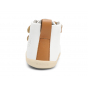 Chaussures Bobux Step Up - Hi Court White + Caramel