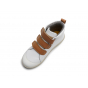 Chaussures Bobux KID+ - Hi Court White + Caramel