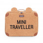 Valise Mini traveller - Teddy brun