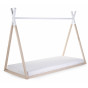 Structure de lit pour Tipi - Naturel & Blanc (90 x 200 cm)