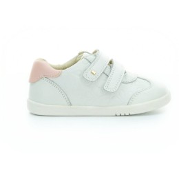 Chaussures I Walk Sprite Embossed White Seashell Shimmer - Bobux