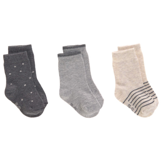 Lot de 3 paires de chaussettes - Gris