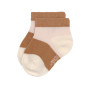 Lot de 3 paires de chaussettes - Pink & caramel