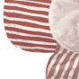 Casquette protège-nuque - Stripes red