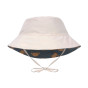 Chapeau de soleil réversible anti-UV - Crabes - Bleu