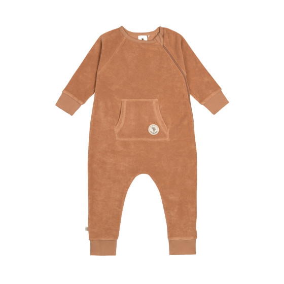 Pyjama sans pied en éponge - Caramel