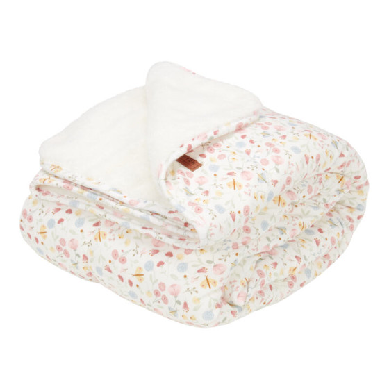 Couverture pour bébé 70 x 100 Flowers & Butterflies - Little Dutch Couverture pour bébé 70 x 100 Flowers & Butterflies - Little Dutch