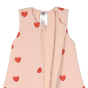 Sac de couchage pour bébé TOG 2.5 - Heart peach rose - Laessig