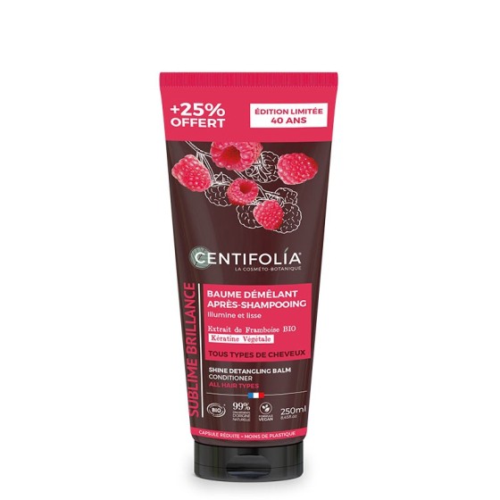 Baume démêlant après-shampooing Bio - Framboise - 200 ml Baume démêlant après-shampooing Bio - Framboise - 200 ml