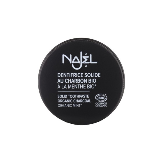 Dentifrice solide au charbon - 33 g - Najel Dentifrice solide au charbon - 33 g - Najel