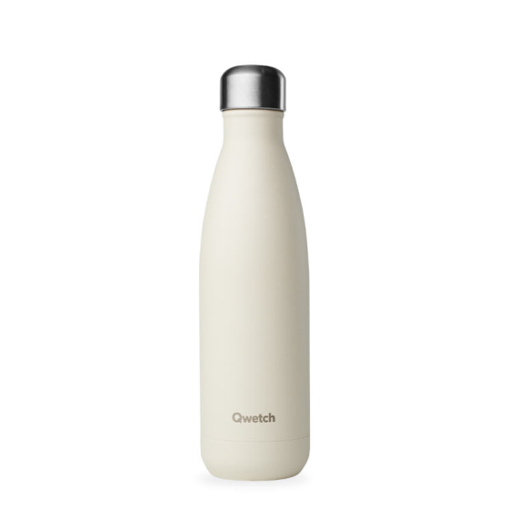 Bouteille isotherme inox - Matt - Sable - 500ml - Qwetch