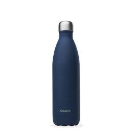 Bouteille isotherme - Granite - Bleu nuit - 750ml - Qwetch