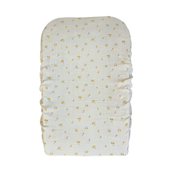 Housse de matelas à langer Blossom - Safran