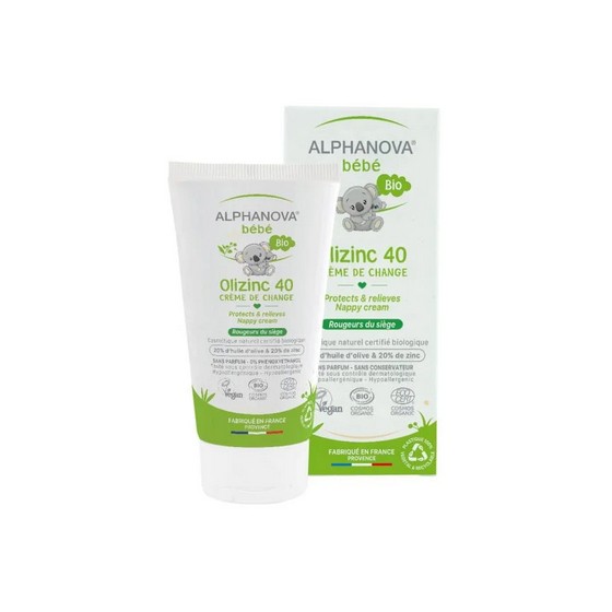 Crème pour le change - Olizinc 40 - 50 g Crème pour le change - Olizinc 40 - 50 g