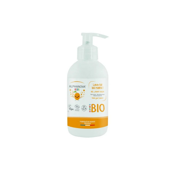 Gel lavant doux Bio - Lave toi les mains - Abricot et Aloé - 250 ml