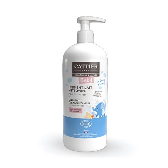 Liniment lait nettoyant 500 ml - Cattier Liniment lait nettoyant 500 ml - Cattier