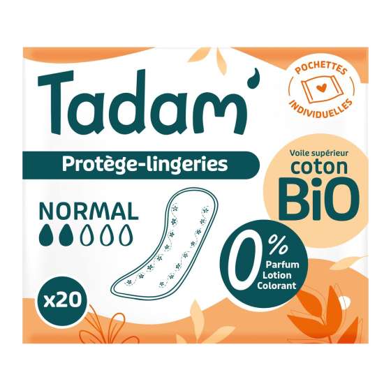 Protège-slip Normal Format pocket 20 pcs - Tadam