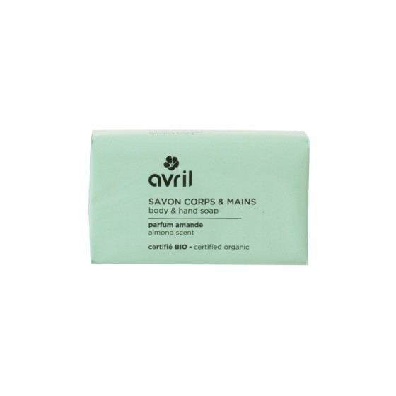 Savon corps et mains Amande BIO 100 g - Avril Savon corps et mains Amande BIO 100 g - Avril