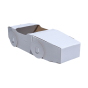 Voiture en carton Blanc - Paperpod