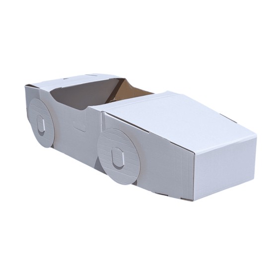 Voiture en carton Blanc - Paperpod Voiture en carton Blanc - Paperpod