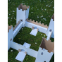 Château en carton Blanc - Paperpod