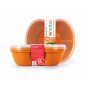 2 boîtes à sandwichs / tartines matériaux recyclés 740 ml
