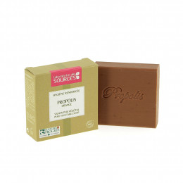 Savon pur végétal à l'orange et propolis BIO 100 g