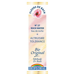 Eau de roche - ROCK WATER - Fleur de Bach n°27